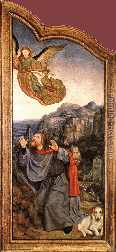 St Anne Altarpiece (left wing) painting - Quentin Massys St Anne Altarpiece (left wing) art painting